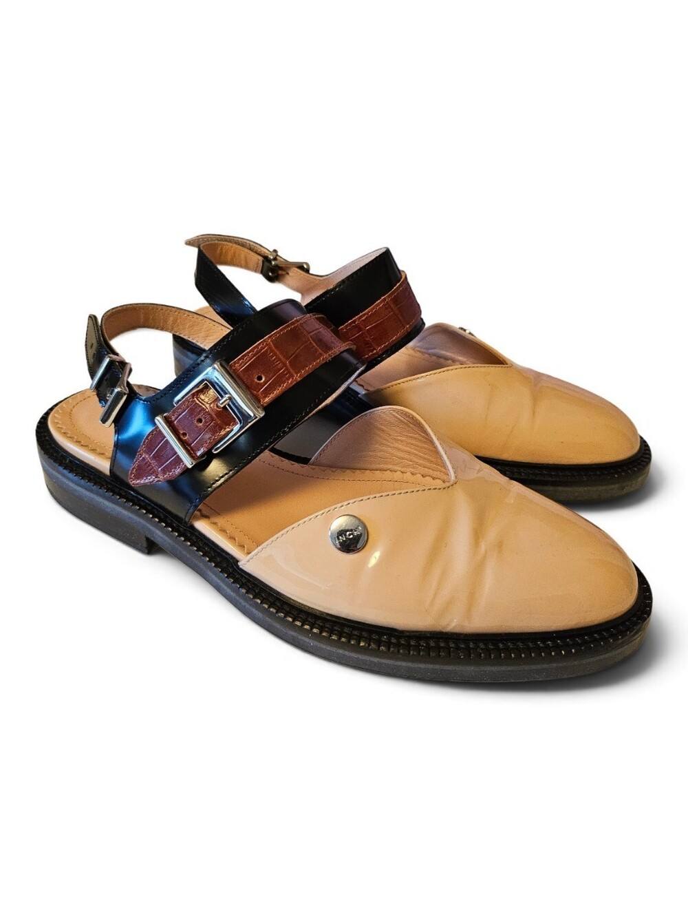 INCH2 Vinyl Closed Toe Sandal 40 - Picture 3 of 10